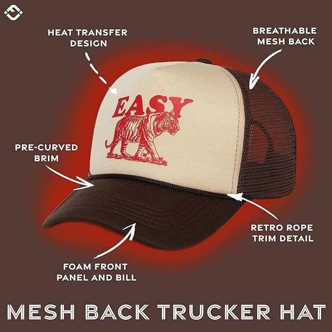 Foam Trucker - Easy Tiger - Brown/Beige