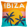 Ibiza - Needlepoint Travel Inspired Pillow