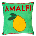 Amalfi - Needlepoint Travel Inspired Pillow