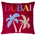 Dubai - Needlepoint Travel Inspired Pillow