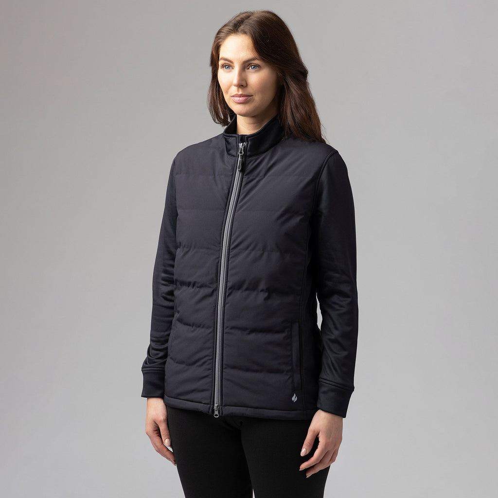 Winter Insulated Women's Hybrid Jacket | Fleece-Lined Waterproof Coat