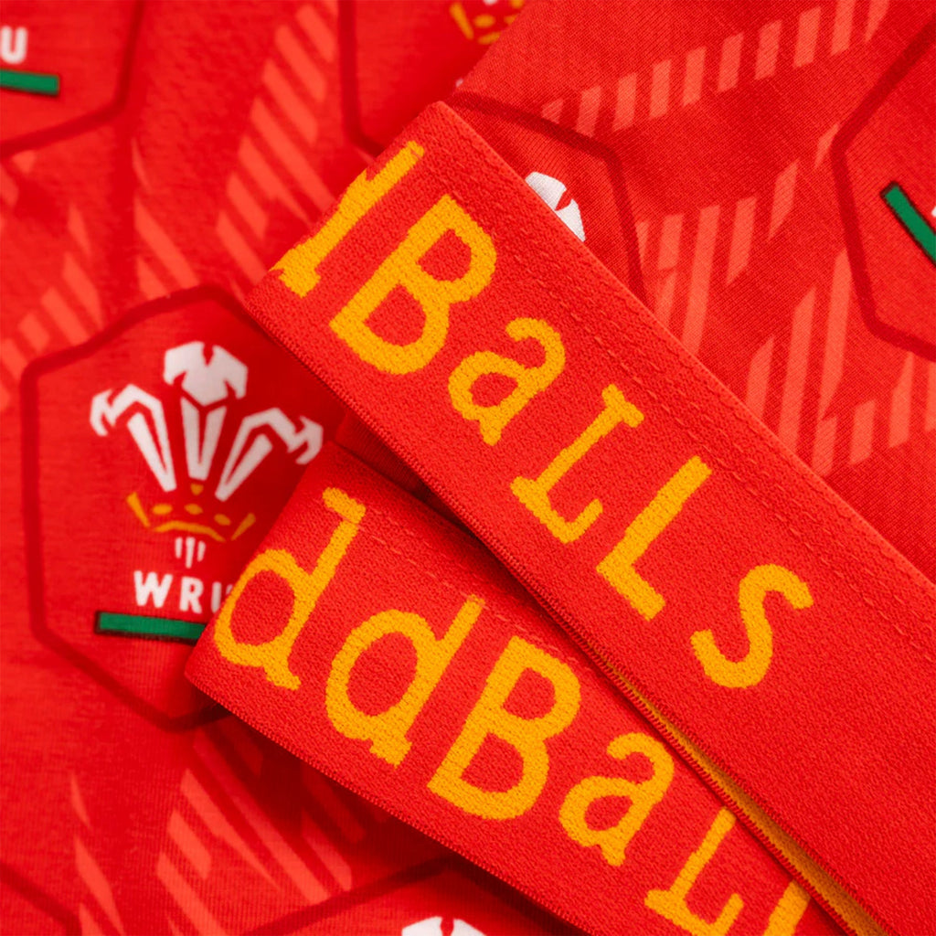 Mens Welsh Rugby Boxer Shorts - Soft Cotton Sport Underwear