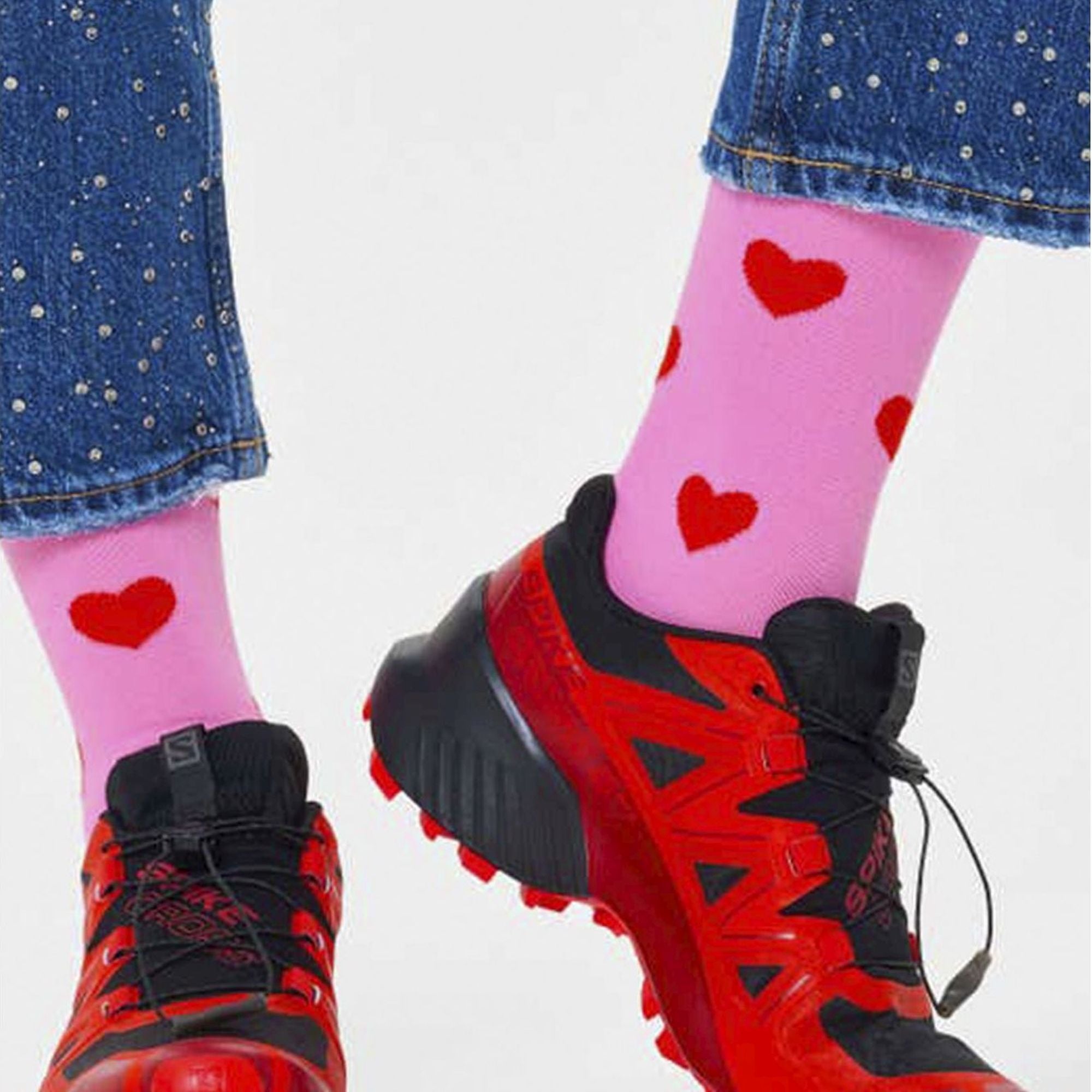 1-Pack Love Heart Shaped Gift Sock Set for Men and Women