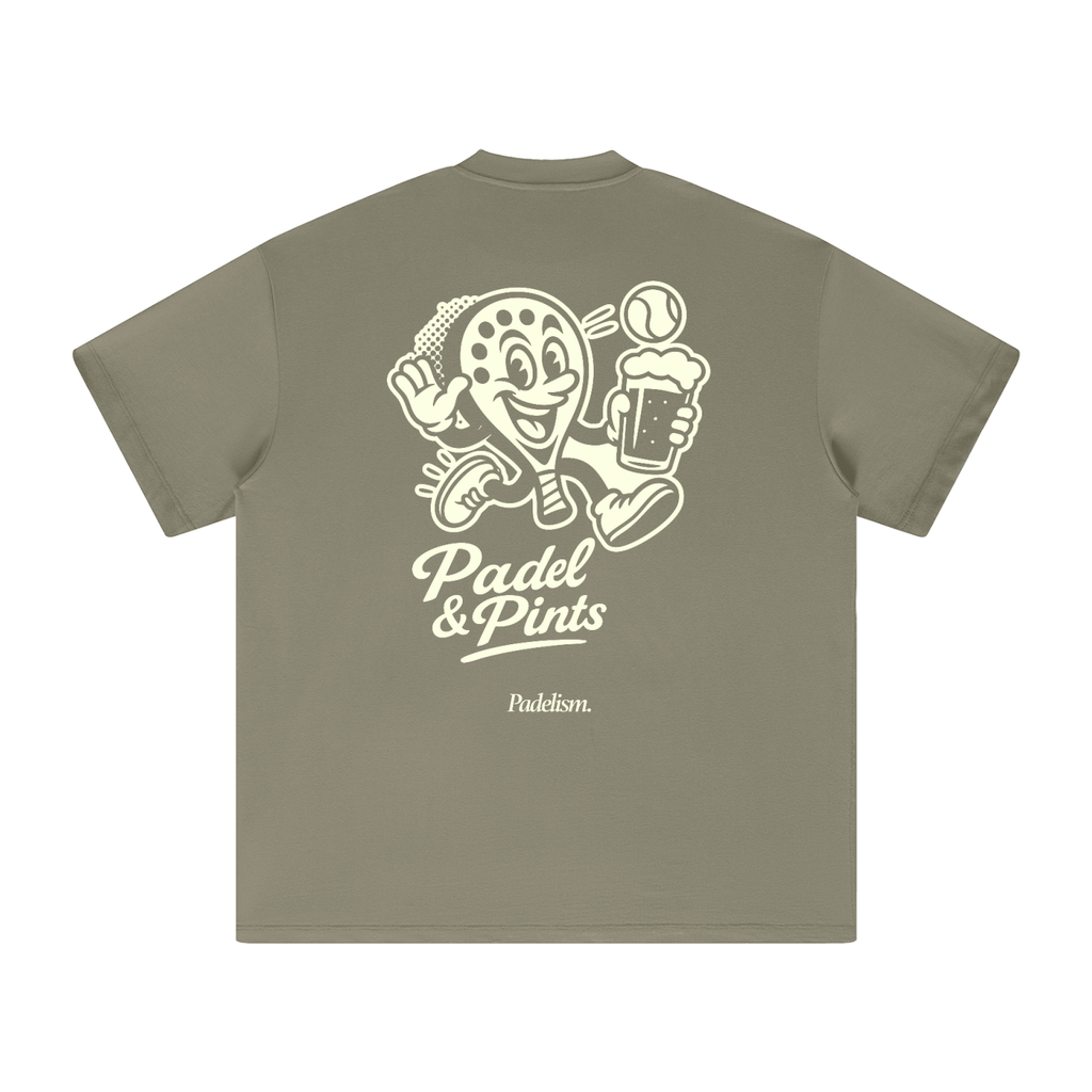 Padel & Pints - Heavyweight T-Shirt