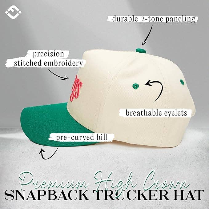 2-Tone Trucker Cap - Margs - Green/Beige